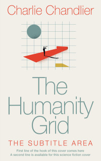 2D view of Premade Abstract Book Cover - White Rock