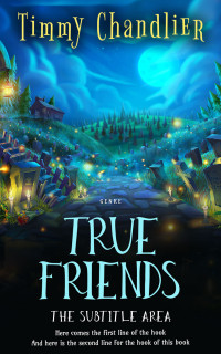 2D view of Premade Fantasy Book Cover - Firefly