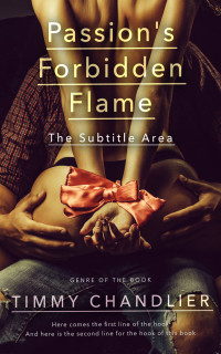 2D view of Premade Erotica Book Cover - Twine