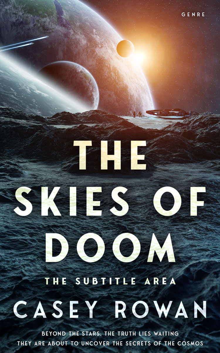 2D view of Shark #31857 - Premade Science Fiction Book Cover