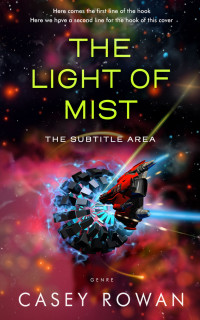 2D view of Cocoa Brown #31930 - Premade Science Fiction Book Cover