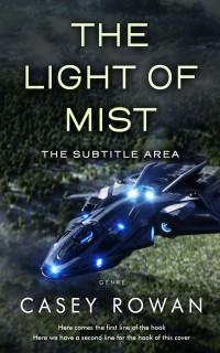 2D view of Premade Science Fiction Book Cover - Outer Space