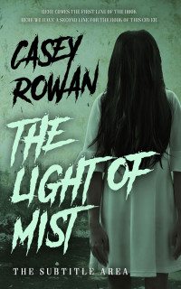 2D view of Premade Horror Book Cover - Heavy Metal