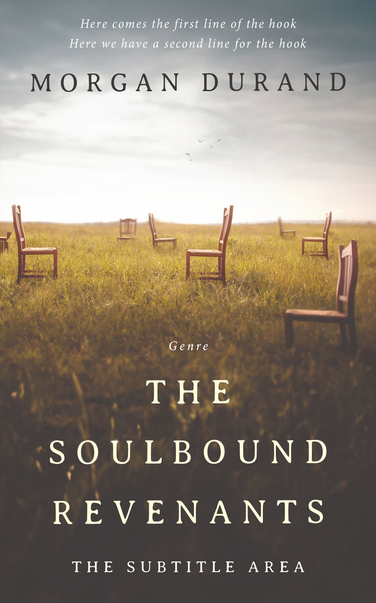 2D view of Quill Gray #32032 - Premade Surreal Book Cover