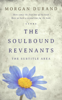 2D view of Premade Poetry Book Cover - Periglacial Blue