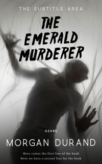 2D view of Premade Mystery & Thriller & Suspense Book Cover - Gray Nickel