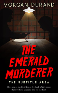 2D view of Cinnabar #32077 - Premade Mystery & Thriller & Suspense Book Cover