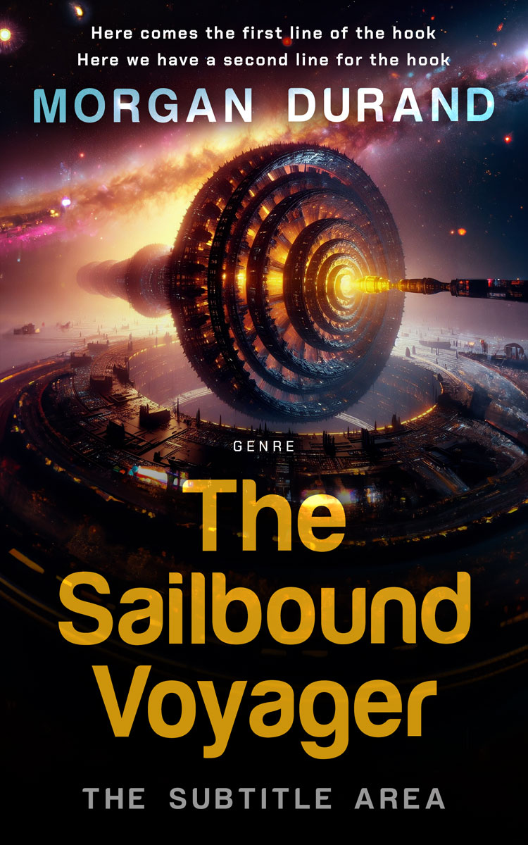 2D view of Tussock #32175 - Premade Science Fiction Book Cover