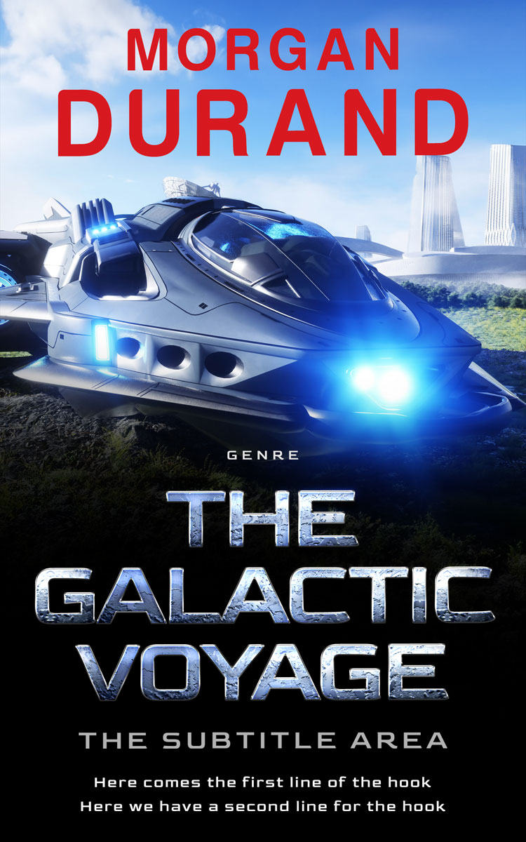 2D view of Premade Science Fiction Book Cover - Bunker