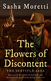 2D view of Premade Western Book Cover - Crowshead