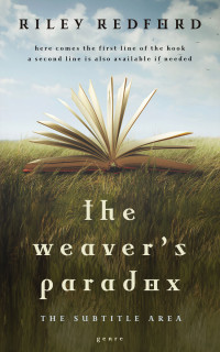 2D view of Premade Poetry Book Cover - Tasman