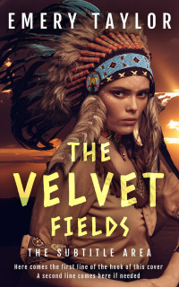 2D view of Premade Western Book Cover - Jon