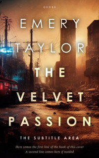 2D view of Premade Apocalyptica Book Cover - Tamarind