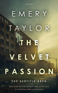 2D view of Premade Apocalyptica Book Cover - Heavy Metal