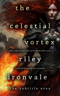 2D view of Premade Fantasy Book Cover - Night Rider