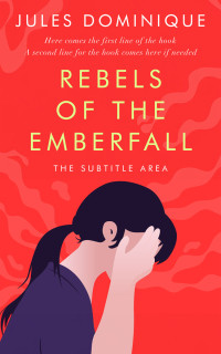 2D view of Red Orange #32583 - Premade Health & Mind & Body Book Cover