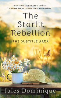 2D view of Stark White #32597 - Premade Poetry Book Cover