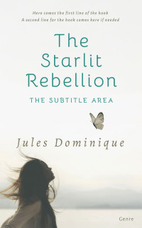 2D view of Premade Poetry Book Cover - Desert Storm