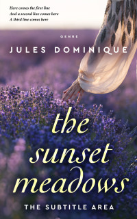 2D view of Premade Literary Fiction Book Cover - Martinique