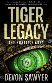 2D view of Chino #32681 - Premade Science Fiction Book Cover