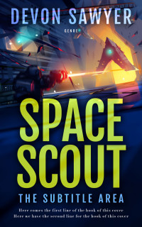 2D view of Big Stone #32689 - Premade Science Fiction Book Cover