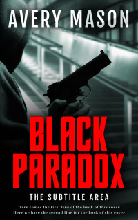 2D view of Premade Mystery & Thriller & Suspense Book Cover - Mandy