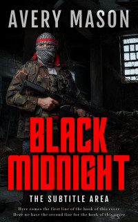 2D view of Premade Apocalyptica Book Cover - Alizarin Crimson