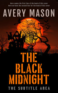 2D view of Ochre #32719 - Premade Horror Book Cover