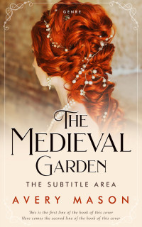 2D view of Double Spanish White #32780 - Premade Romance Book Cover