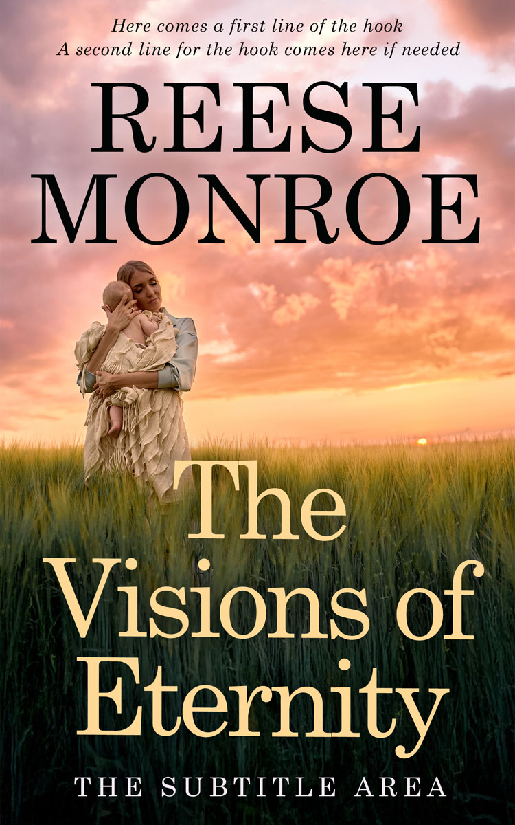 2D view of Premade Nature Book Cover - Hunter Green