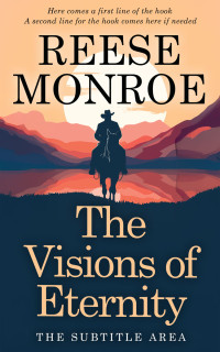 2D view of Premade Western Book Cover - Cloud Burst