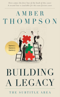 2D view of Premade Business Book Cover - White Rock