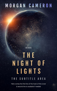 2D view of Premade Science Fiction Book Cover - Mirage