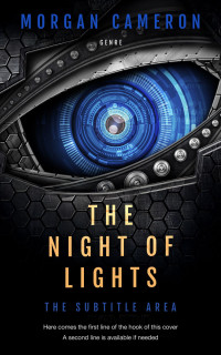 2D view of Black #33004 - Premade Apocalyptica Book Cover