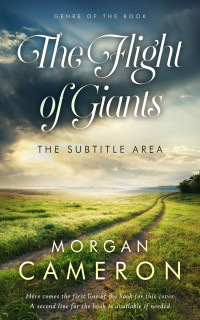 2D view of Premade Nature Book Cover - Lunar Green