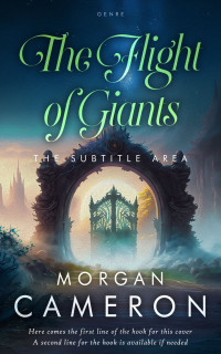 2D view of Premade Fantasy Book Cover - Te Papa Green