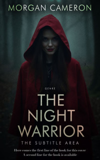 2D view of Premade Mystery & Thriller & Suspense Book Cover - Woodsmoke