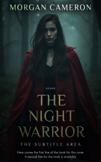 2D view of Premade Mystery & Thriller & Suspense Book Cover - Woodsmoke