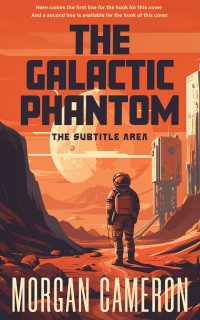 2D view of Red Damask #33190 - Premade Science Fiction Book Cover