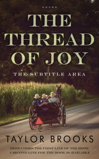 2D view of Cocoa Brown #33281 - Premade Literary Fiction Book Cover