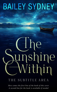 2D view of Premade Poetry Book Cover - Black Pearl