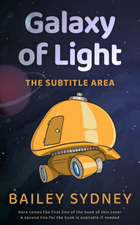 2D view of Unknown #33407 - Premade Science Fiction Book Cover