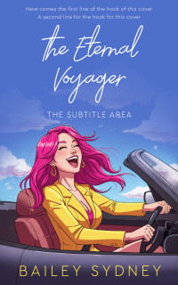 2D view of Premade Travel Book Cover - Indigo