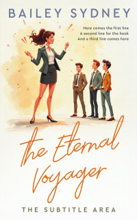 2D view of Premade Chick Lit Book Cover - Ecru White