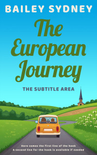 2D view of Premade Travel Book Cover - Picton Blue