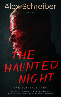 2D view of Premade Mystery & Thriller & Suspense Book Cover - Woodsmoke