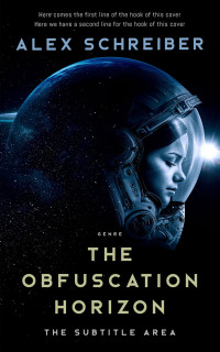 2D view of Ebony #335961 - Premade Science Fiction Book Cover