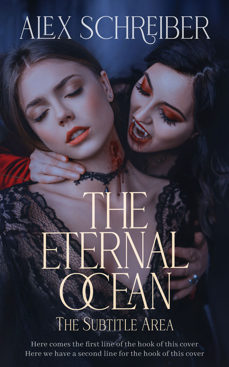 2D view of Premade Horror Book Cover - Charade