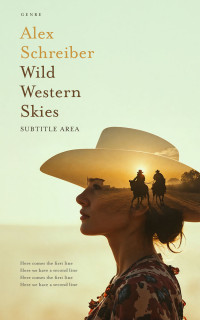 2D view of Premade Western Book Cover - Beryl Green