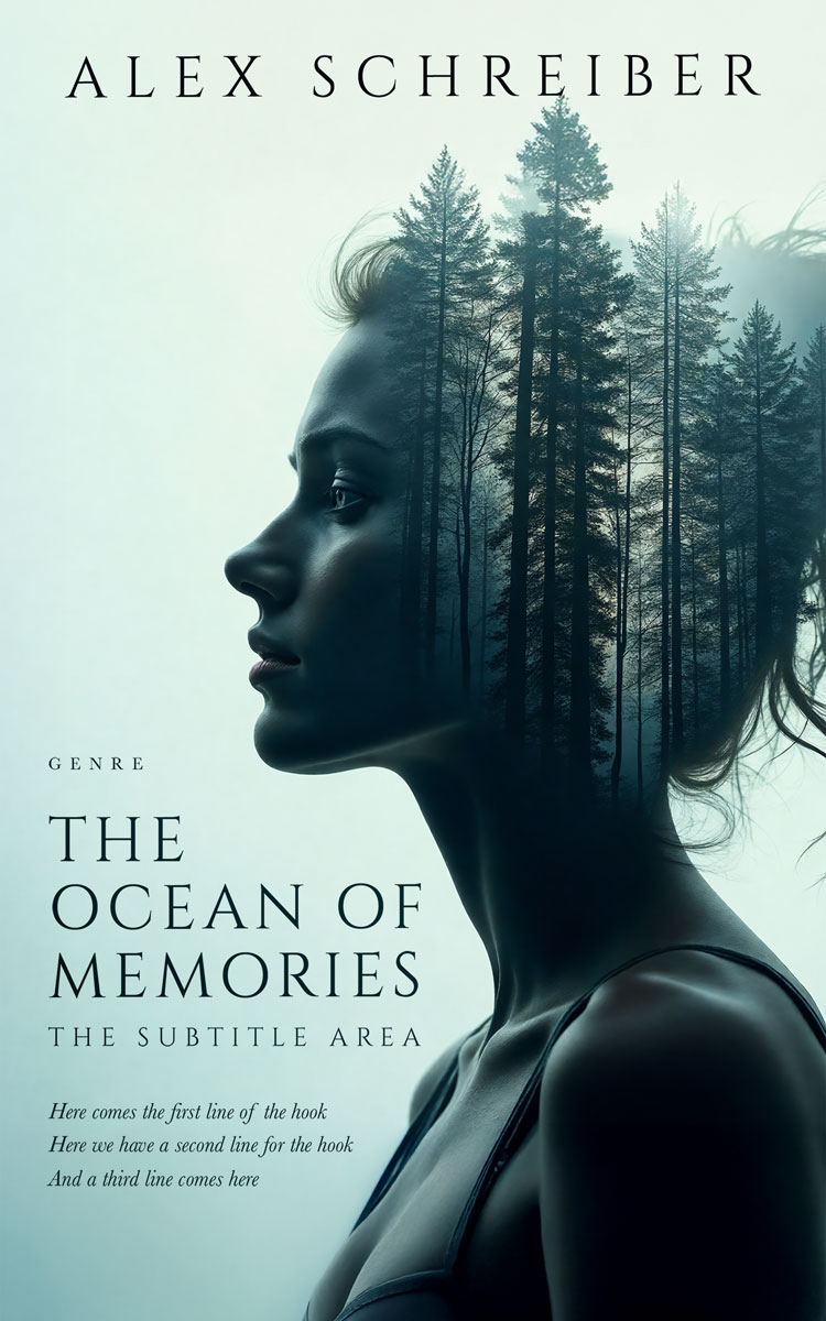 2D view of Gable Green #33686 - Premade Horror Book Cover